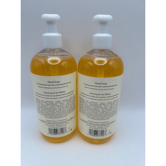 Crabtree & Evelyn GARDENERS Hand Soap Wash 16.9 oz Jumbo Pump Set of 2 - Picture 2 of 2